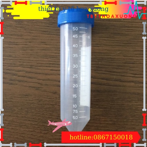 COM BO 10 ỐNG FALCON 50ML-ỐNG MÁY LY TÂM 50 ML NẮP CAM