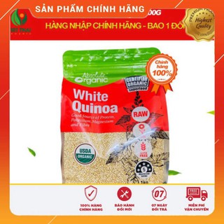 Hạt diêm mạch úc 1kg absolute chuẩn 💝freeship💝 diểm mạch trắng quinoa úc organic siêu tốt sức khoẻ