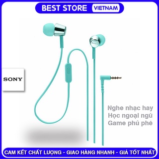 Tai Nghe Nhét Tai Có Micro SONY MDR-EX155AP - Hàng Chính Hãng - Bảo Hành 12 Tháng Toàn Quốc