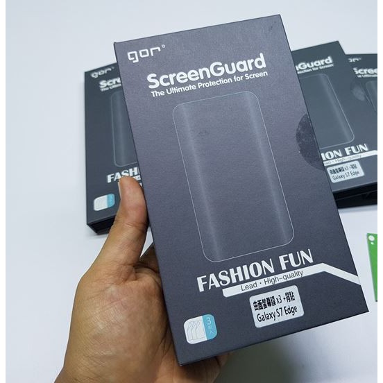 Hộp 4 Miếng dán 3D GOR cho Galaxy S7 Edge ( Full màn hình)