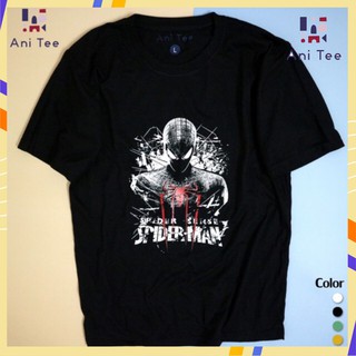 Áo thun cotton the amazing spider man hoạt họa