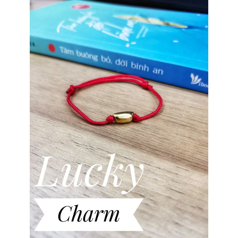 ☘️☘️☘️ĐÓN TÀI LỘC MAY MẮN với Vòng chỉ đỏ hạt gạo vàng may mắn | BigBuy360 - bigbuy360.vn