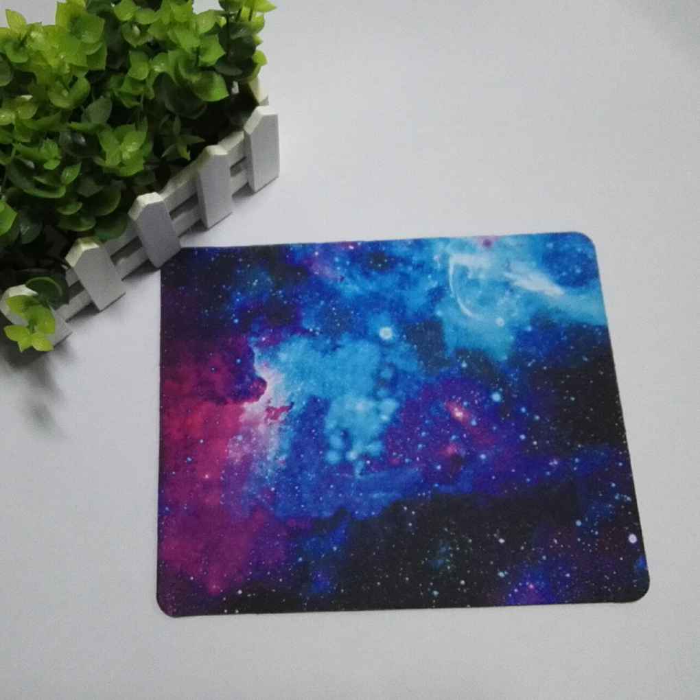 MC-Colorful Computer Game Mice Mat Work Star Sky Printing Comfortable Rubber Office Notebook Gaming Mouse Pad