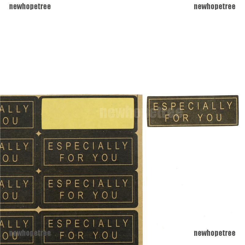 Bộ 5 tờ Sticker dán in chữ Especially For You