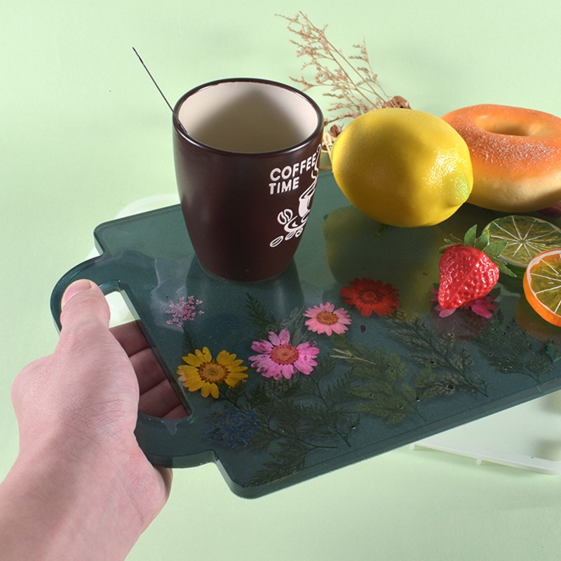 Khuôn Silicone Làm Khay Đựng Trái Cây Bằng Epoxy Resin