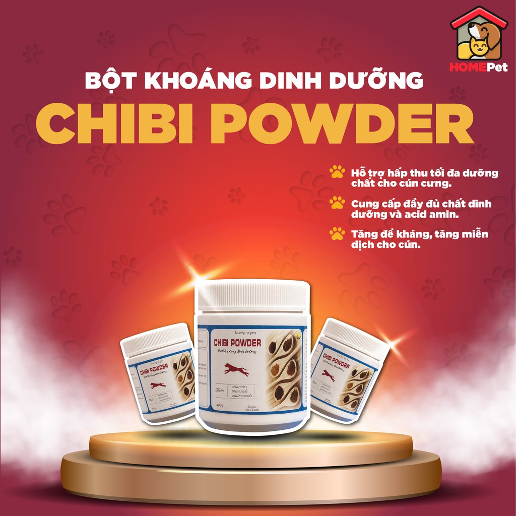 [Hàng Chính Hãng] Chibi Powder - Bột khoáng dinh dưỡng dành cho chó