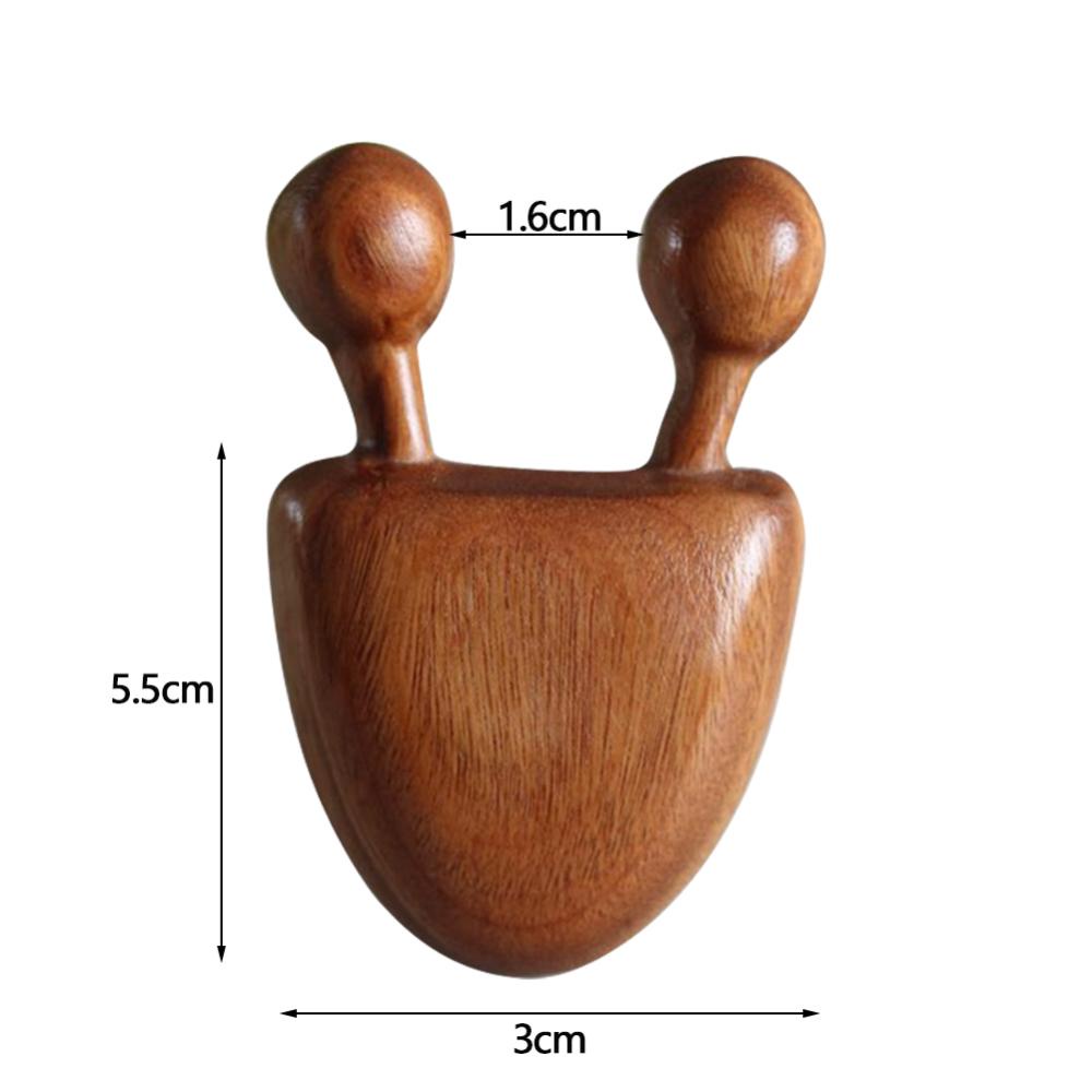 1 Cây Lược Gỗ Đàn Hương Tự Nhiên Mát Xa Cho Vùng Da Mắt F9J1