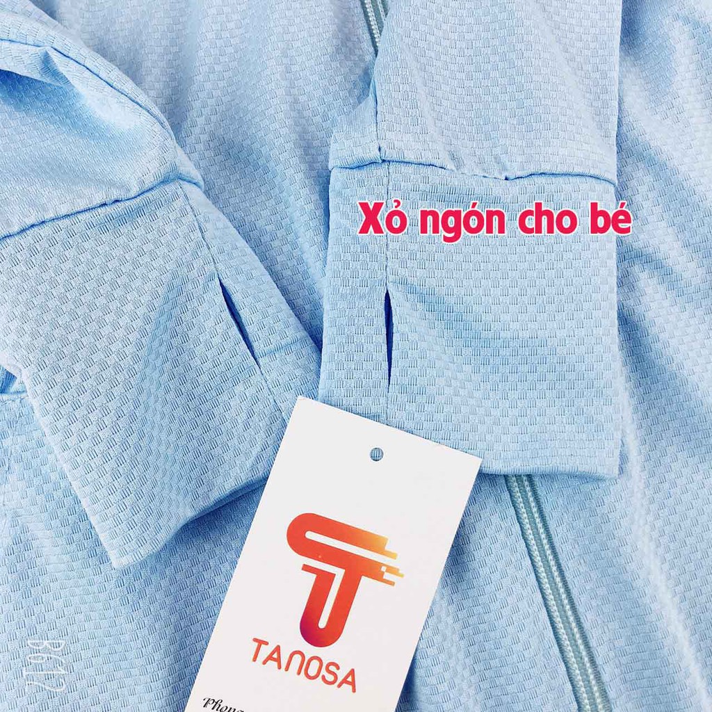 Áo chống nắng dáng dài cho bé toàn thân cho bé (2-6 tuổi) Tanosa kids 2021