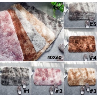 Thảm chùi chân, thảm chụp ảnh sản phẩm lông loang cao cấp kt 40x60