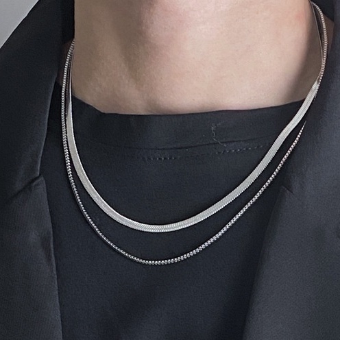 DÂY CHUYỀN SNAKE CHAIN KÈM XÍCH 2 TRONG 1 CỰC BỀN BỈ MAMA KING
