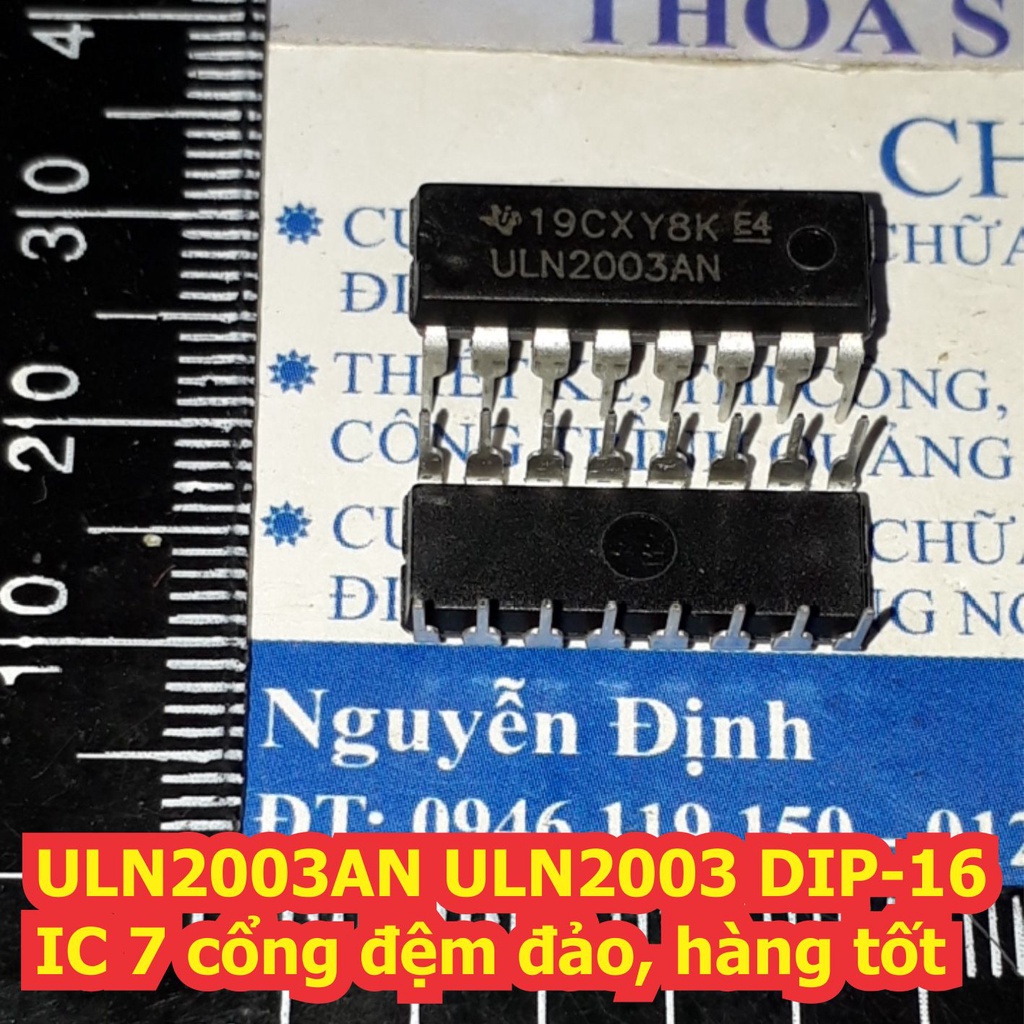 5 con ULN2003AN ULN2003 DIP-16 IC 7 cổng đệm đảo, hàng tốt kde7826