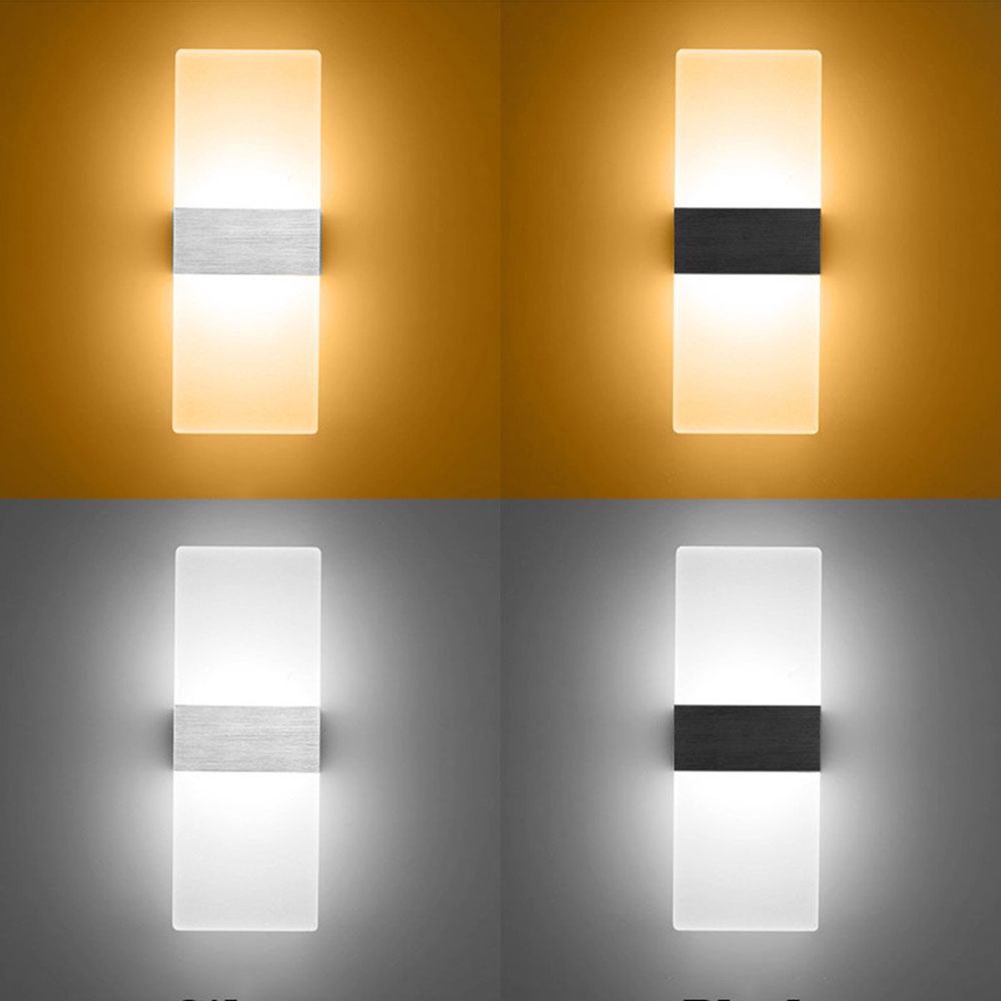 Đèn LED gắn tường hình chữ nhật 3W phong cách hiện đại