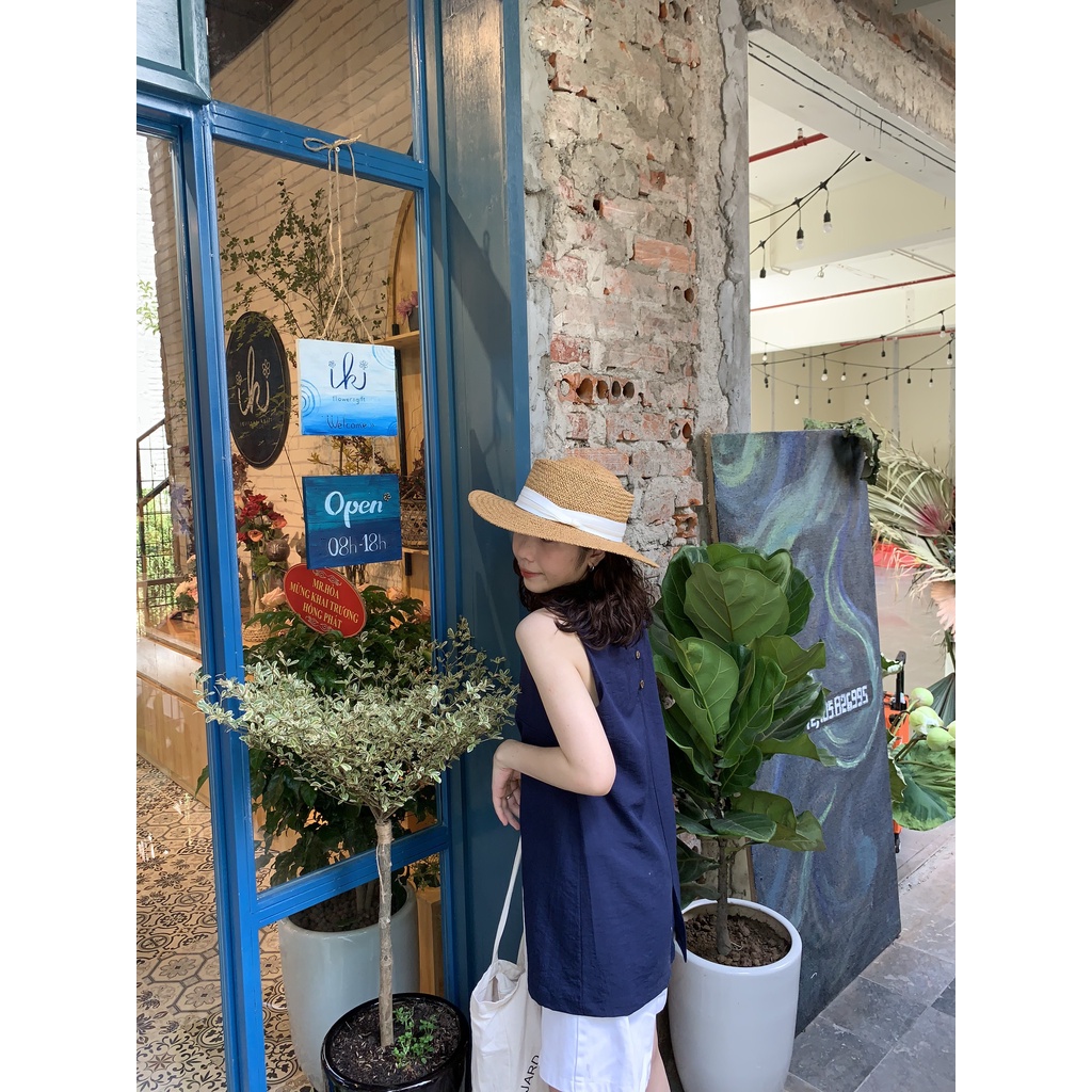 Áo Balo Nữ,Khuy Sau, Chất Đũi, Phong Cách Hàn Quốc The Almond | BigBuy360 - bigbuy360.vn