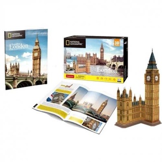 Mô hình giấy 3d cubicfun - tháp đồng hồ bigben - anh