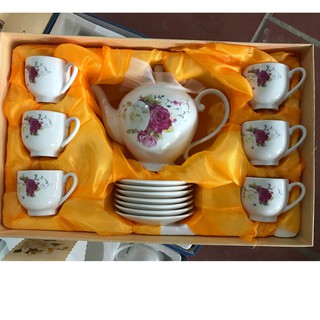 BỘ ẤM CHÉN PHA TRÀ CERAMICS- GỐM SỨ CAO CẤP