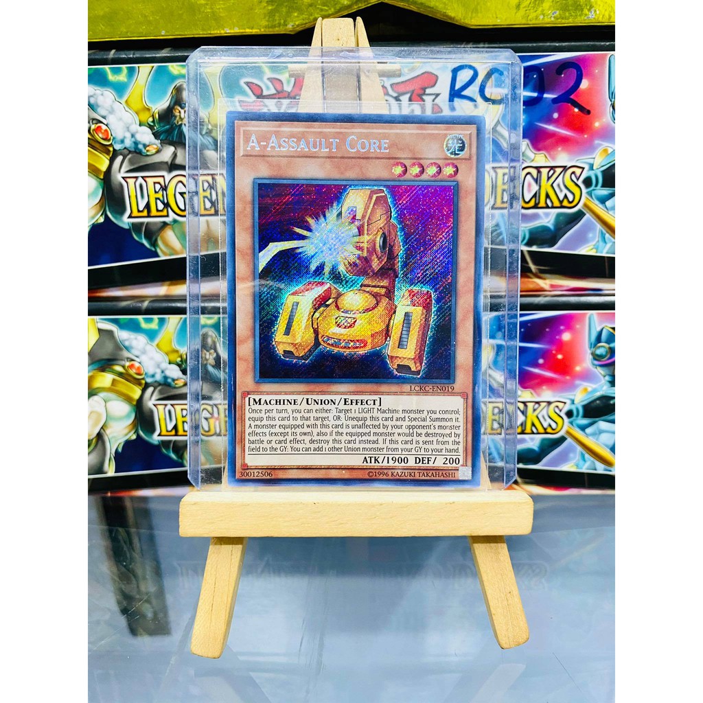 Lá bài thẻ bài Yugioh A Assault Core – Secret Rare - Tặng bọc bài nhựa bảo quản