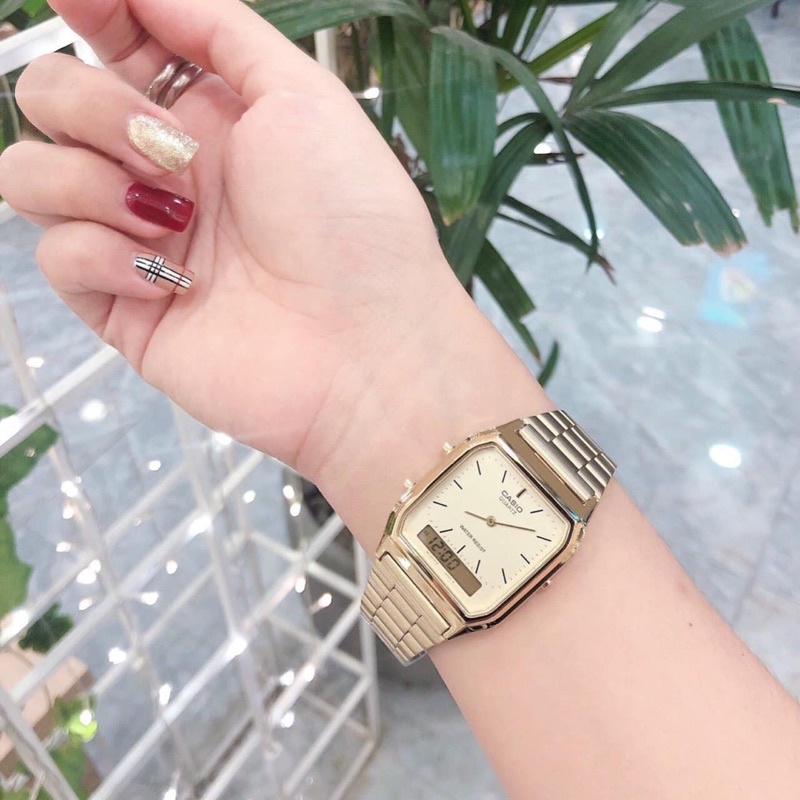 Đồng hồ nam nữ unisex AQ-230 chính hãng new fullbox