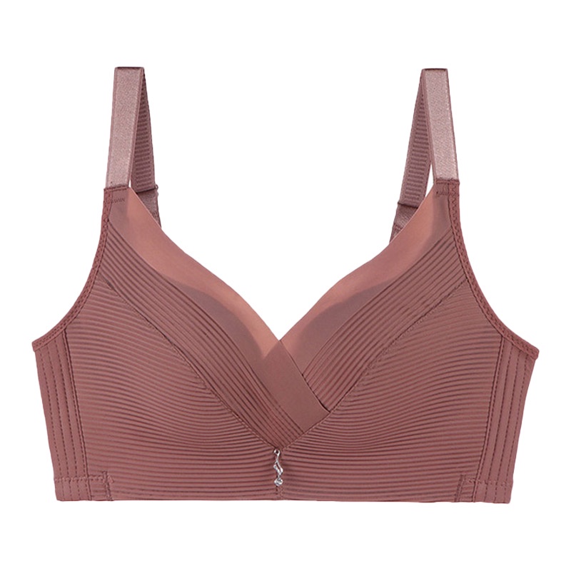Áo ngực ZXYOUPING vải lụa không có gọng thép có thể điều chỉnh quyến rũ cho nữ
