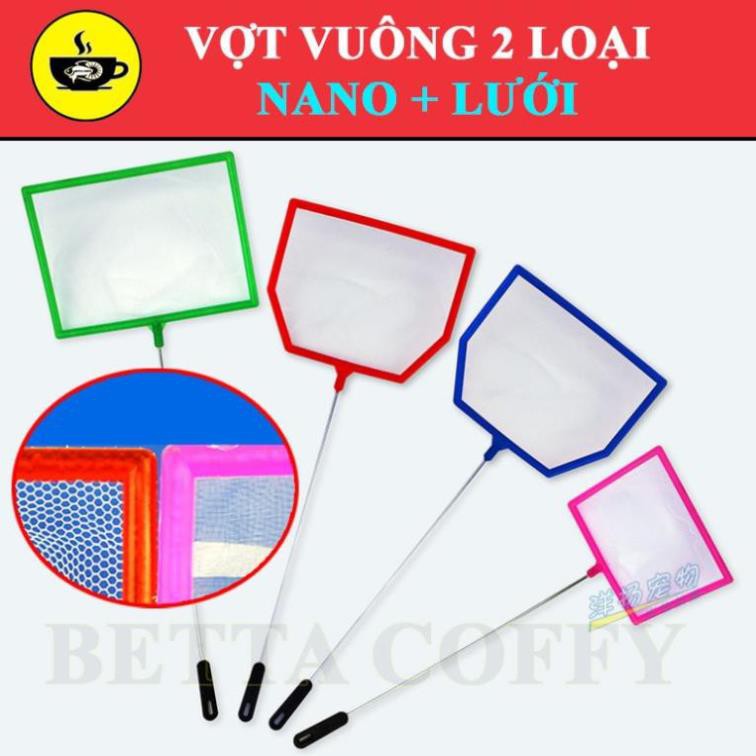 Vợt lọc Artemia Vuông - Vớt Artemia cá bobo trùn chỉ lăng quăng