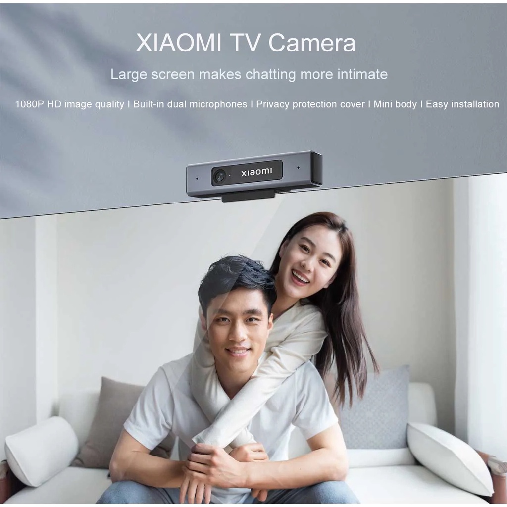 Webcam Xiaomi Mi TV 1080P HD Có Micro / Ba Cài Đặt Bảo Vệ TV Thông Minh / Giảng Dạy / Họp