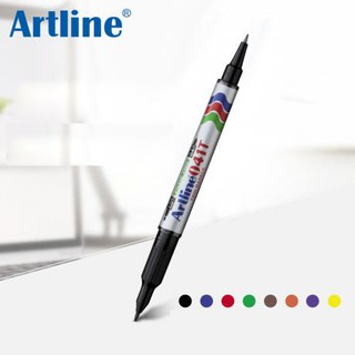 Bút lông dầu 2 ngòi Artline EK-041T, dùng viết , đánh dấu hoặc vẽ ( mực không phai)