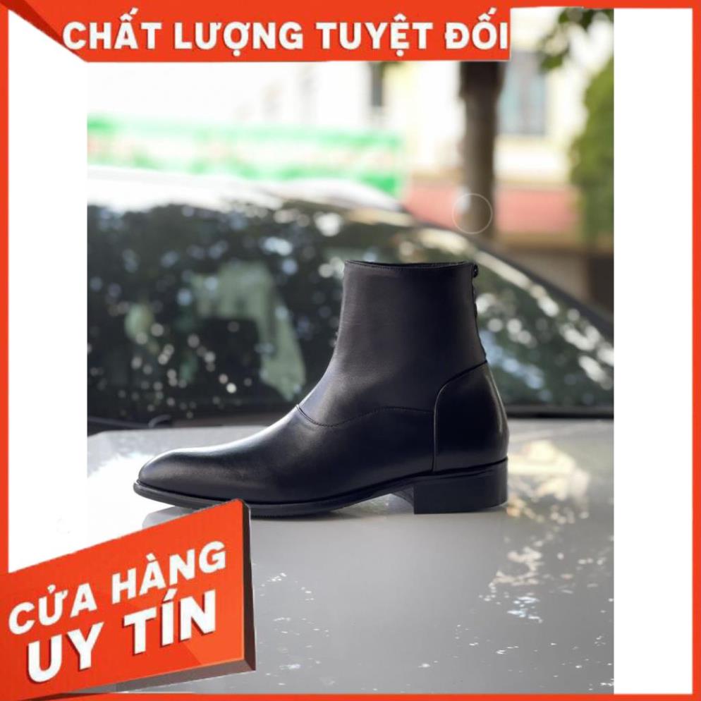 Giày Chelsea Boot Nam Cao Cổ BOOT 65 - Xưởng Da Bò Chu Hải Nam - Đồ Da Duvis