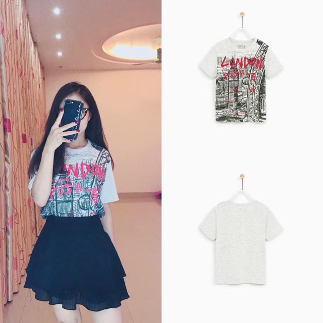 Áo t-shirt zara authentic