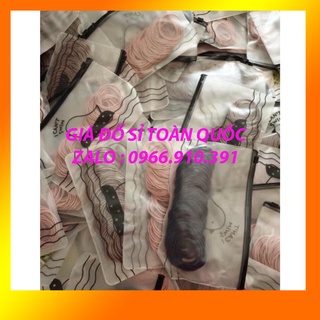 [Set 100 Dây ] Chun Buộc Tóc Hàn Quốc Đủ Màu [Tặng Kèm Túi ZIP] [ SET 100 CHUN TÚI ZIP ]