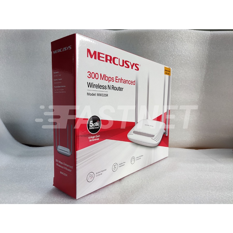Bộ Phát Router Wi-Fi Mercusys MW325R Chuẩn N Tốc Độ 300Mbps
