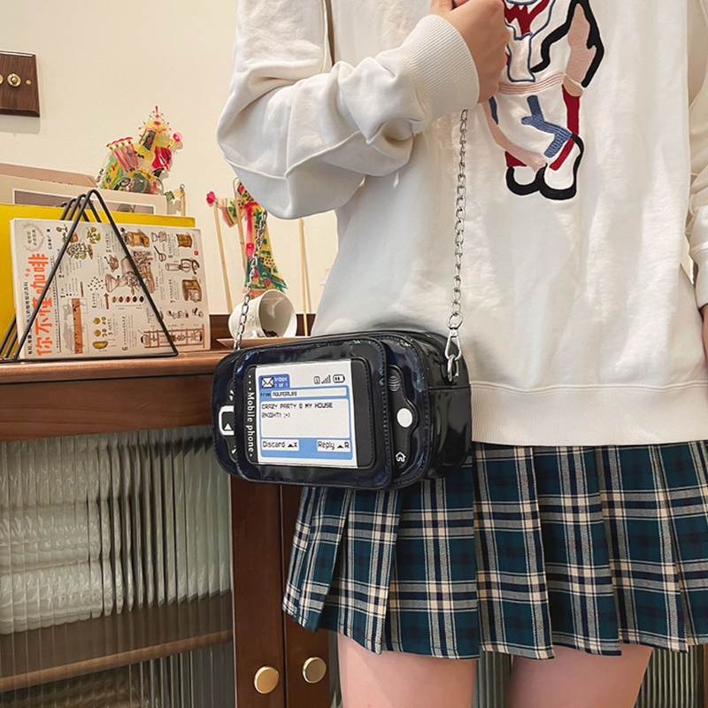 Túi Đeo Chéo Vai Hình Bàn Phím Hoạt Hình Vui Nhộn Dành Cho Nữ