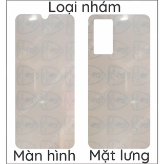 Dán PPF Vivo V23e loại trong, nhám, da cá sấu màn hình, mặt lưng, full body lưng viền