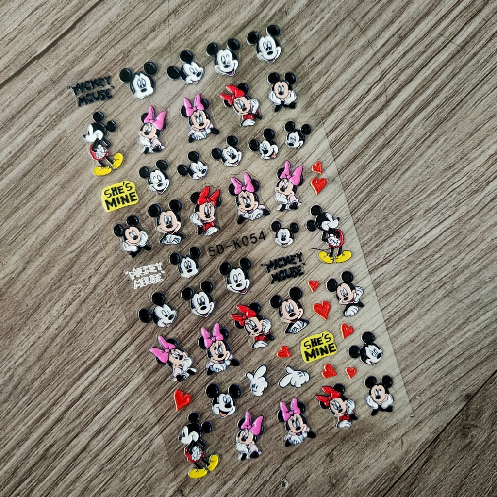 Sticker nổi 5D trang trí móng - Ann933233