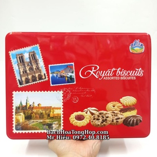 Bánh Royal Biscuits Ba Lan hộp sắt 480g