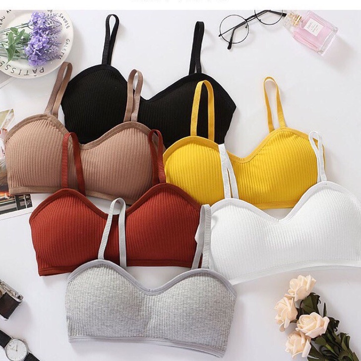 Áo Bra Gân Cúp Tròn Ngực Mẫu Mới 8836