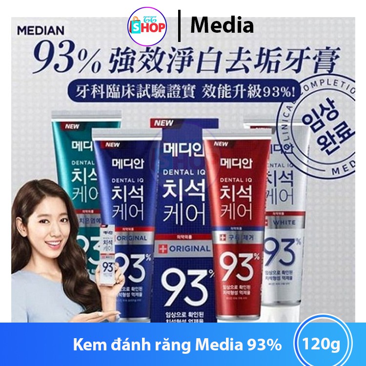 Kem Đánh Trắng Răng Median 93% Tooth-Paste 120gr