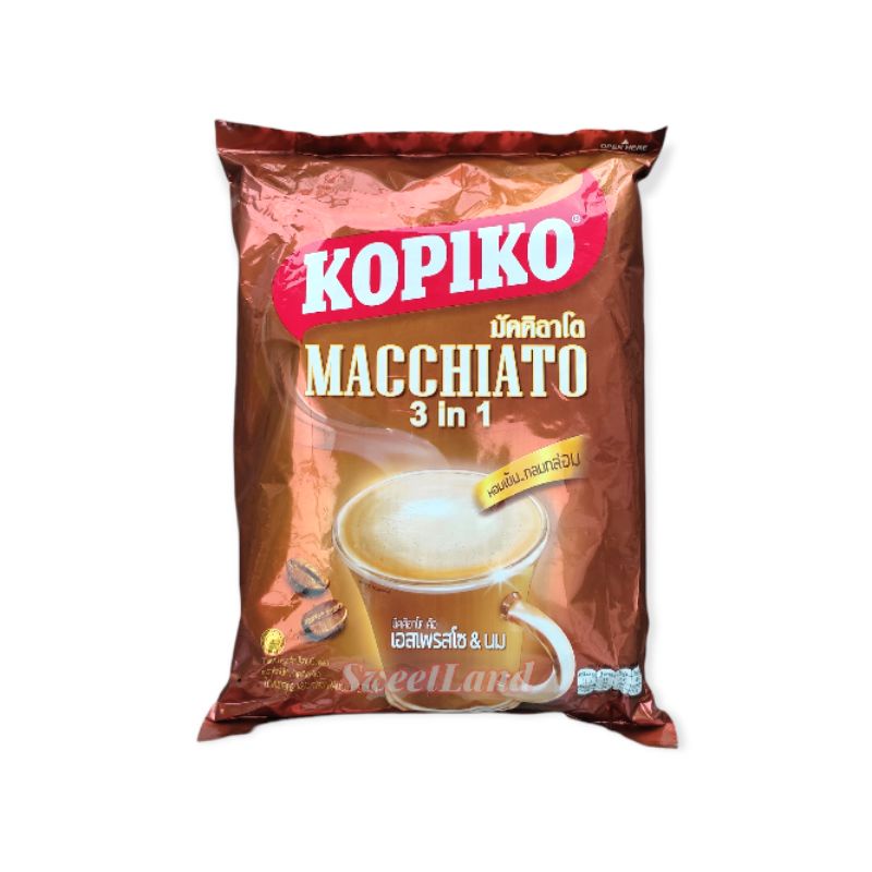 Cà phê sữa Kopiko Macchiato túi 480g nhập khẩu Indo🇮🇩