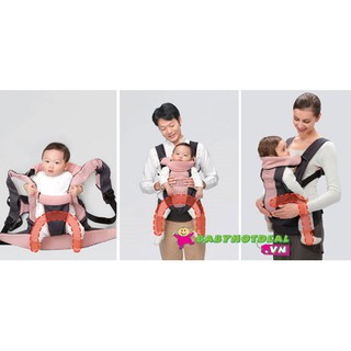 Địu em bé Combi La Qpit 3 cách