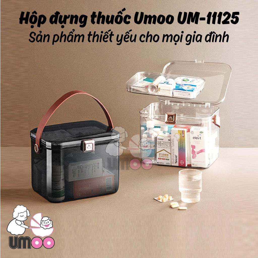 HỘP Y TẾ UMOO ĐẸP SANG TRỌNG UM-11125