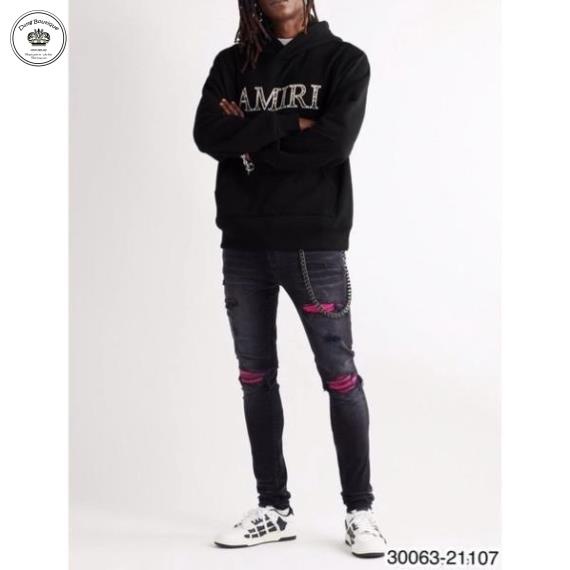 Áo nỉ nam có mũ in chữ balen - áo hoodie amiri chữ ín siêu đẹp