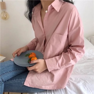 Áo sơ mi hồng Pinky shirt