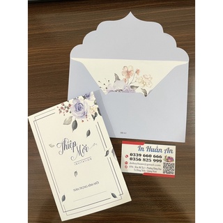 Thiệp cưới có phong bì