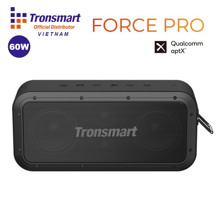 Loa Bluetooth 5.0 Tronsmart Force Pro Chống Nước IPX7, Công Suất 60W, Hỗ Trợ NFC, TWS - Hàng Chính Hãng