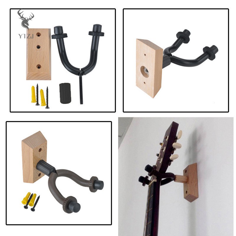 Giá Đỡ Đàn Guitar Y1Zj Bằng Gỗ Treo Tường & My