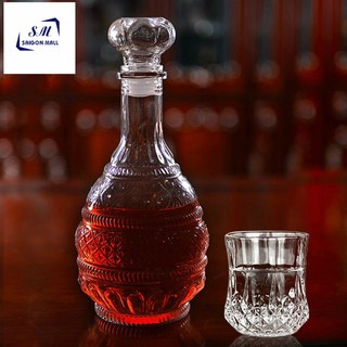 BR08-Bình Đựng Ngâm Sâm Thuỷ Tinh 750ml
