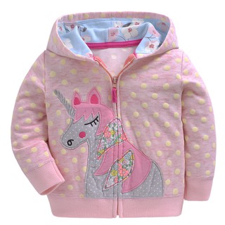 Áo khoác nỉ GAP AB023-ngựa pony hồng xám cho bé từ 5m-3T Hàng TQ xuất khẩu mẫu mới về
