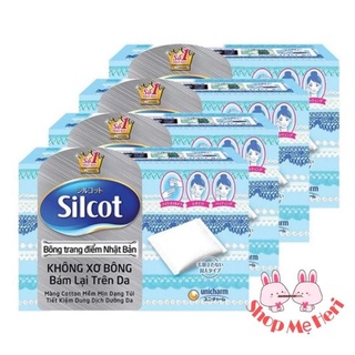 Bông Tẩy Trang Silcot NHẬT BẢN (Hộp 82 Miếng)