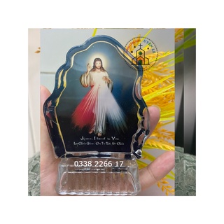 Tượng công giáo pha lê giọt nước