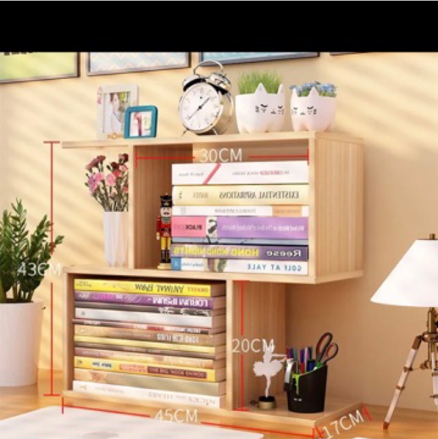 Giá sách để bàn ( có 2 mẫu ) tặng kèm 1 tuavit | BigBuy360 - bigbuy360.vn