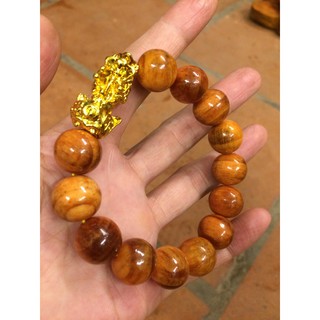 Vòng Huyết Long Charm Tỳ Hưu Vàng
