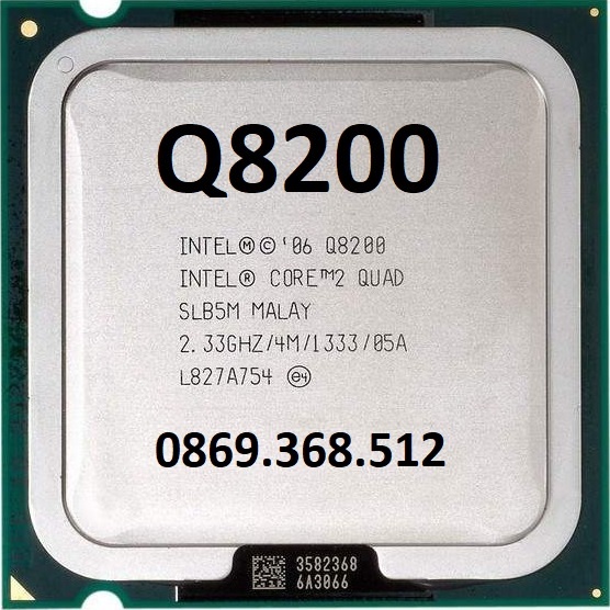 Bộ xử lý Intel® Core™2 Quad Q8200 chip Q8200 lắp main G31 G41 socket 775 | WebRaoVat - webraovat.net.vn